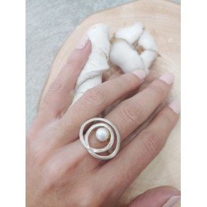 PEARL SILVER RING