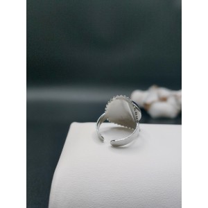 BLUE SILVER RING