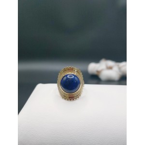 BLUE GOLD RING