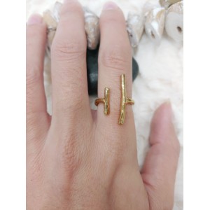 LINES GOLD RING